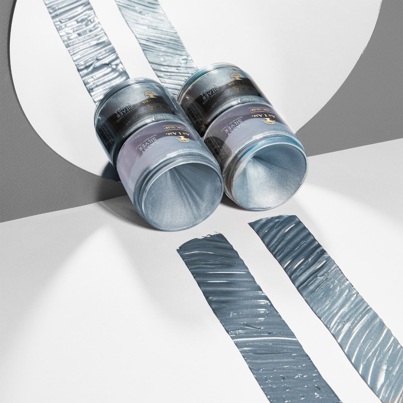 sassy silver product image creative