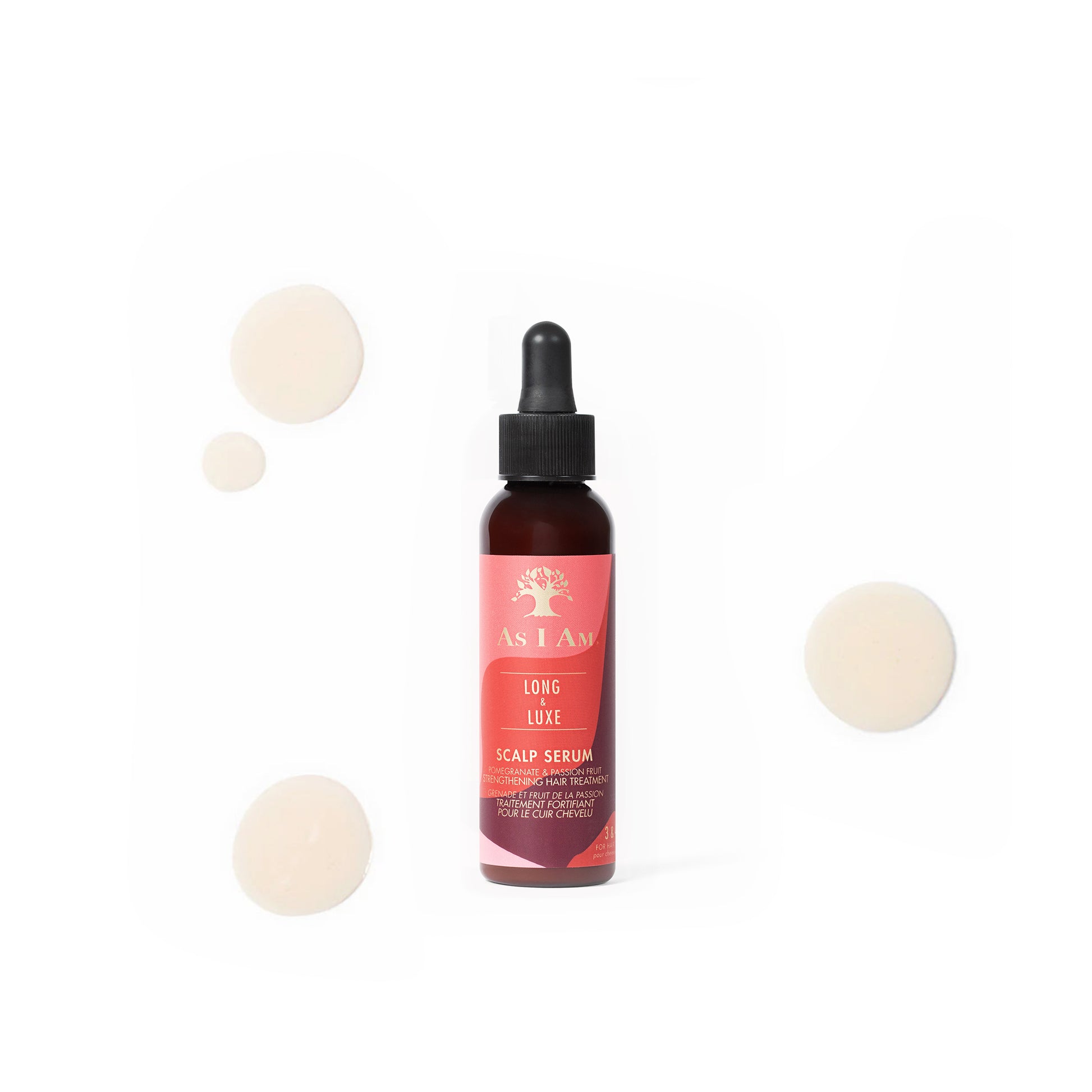 long and luxe product image white background